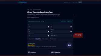 Bufferspeed internet gaming readiness test.