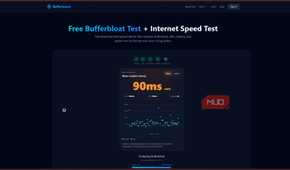 Bufferspeed internet latency test.