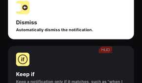 buzzkill showing the interface for picking the action