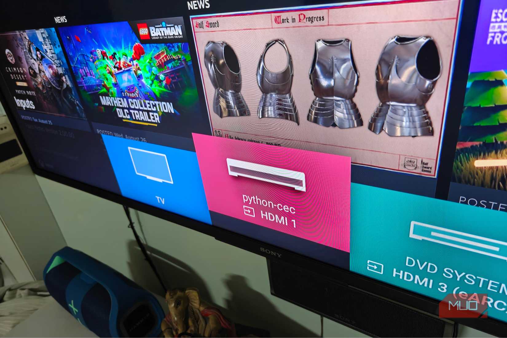 Custom CEC device on a Sony TV