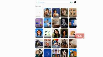 ChatGPT image creation page showing an uploaded option and a grid of creative styles, including anime, underwater portraits, interior design, app design, and photo enhancement