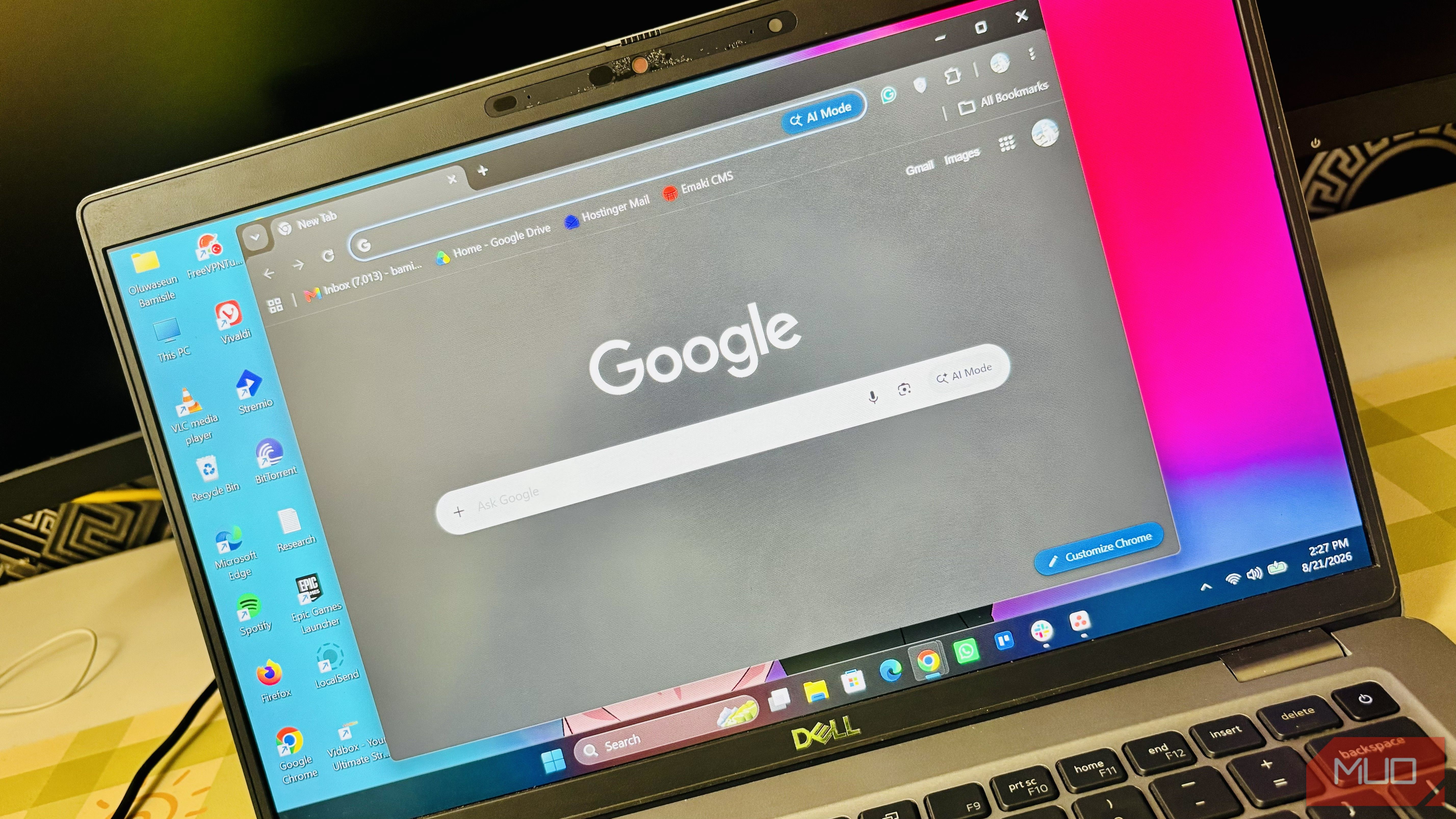 I stopped Chrome from running in the background and gained almost an hour of battery life