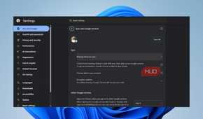 Chrome settings page showing Sync and Google services with Manage what you sync highlighted