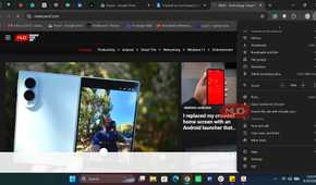 Chrome Menu bar