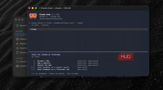 Claude Code showing the Firecrawl tools collection