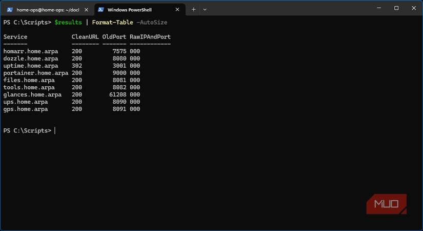 DNS records for individual services, 200 HTTP codes, and raw HTTP ports blocked