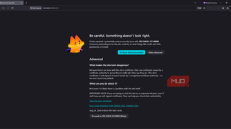 Cockpit self-signed certificate causing a browser certificate warning