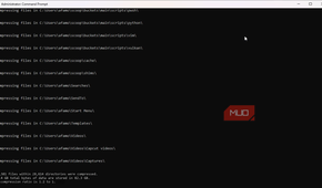 Compressed data report on CMD