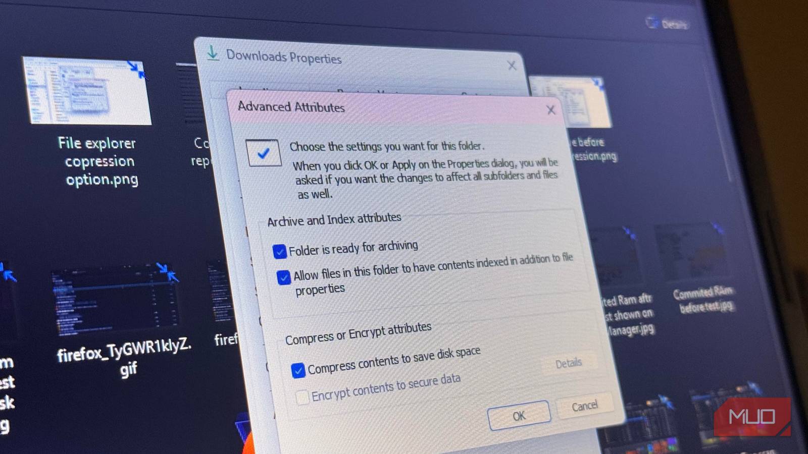 I reclaimed 18GB with Windows' built-in compression, and the benchmarks surprised me