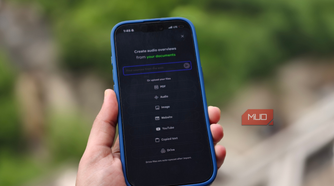 Create audio overviews on the Gemini Notebook app