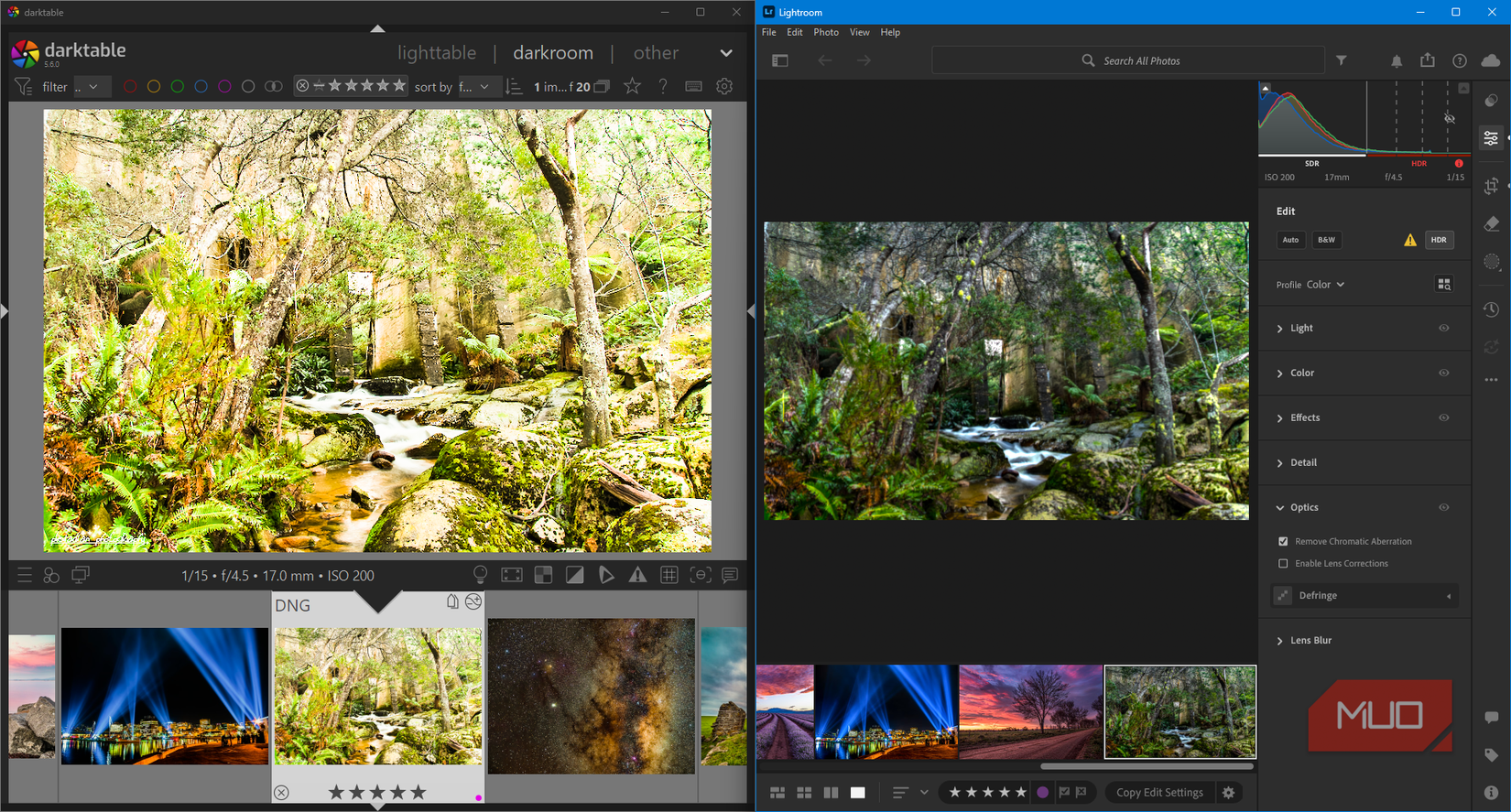 Darktable importing exposure values incorretly resulting in overexposure in rendering