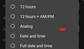 Discreet Launcher appearance settings format selection dialog