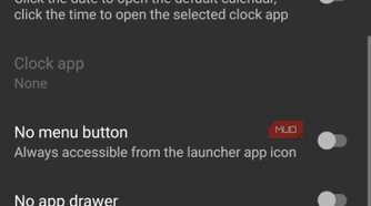Discreet Launcher operation preferences