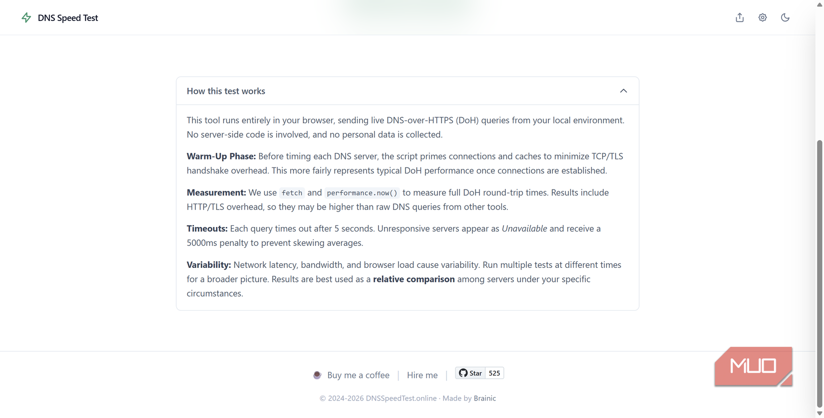 dns speed test how we test faq explainer.