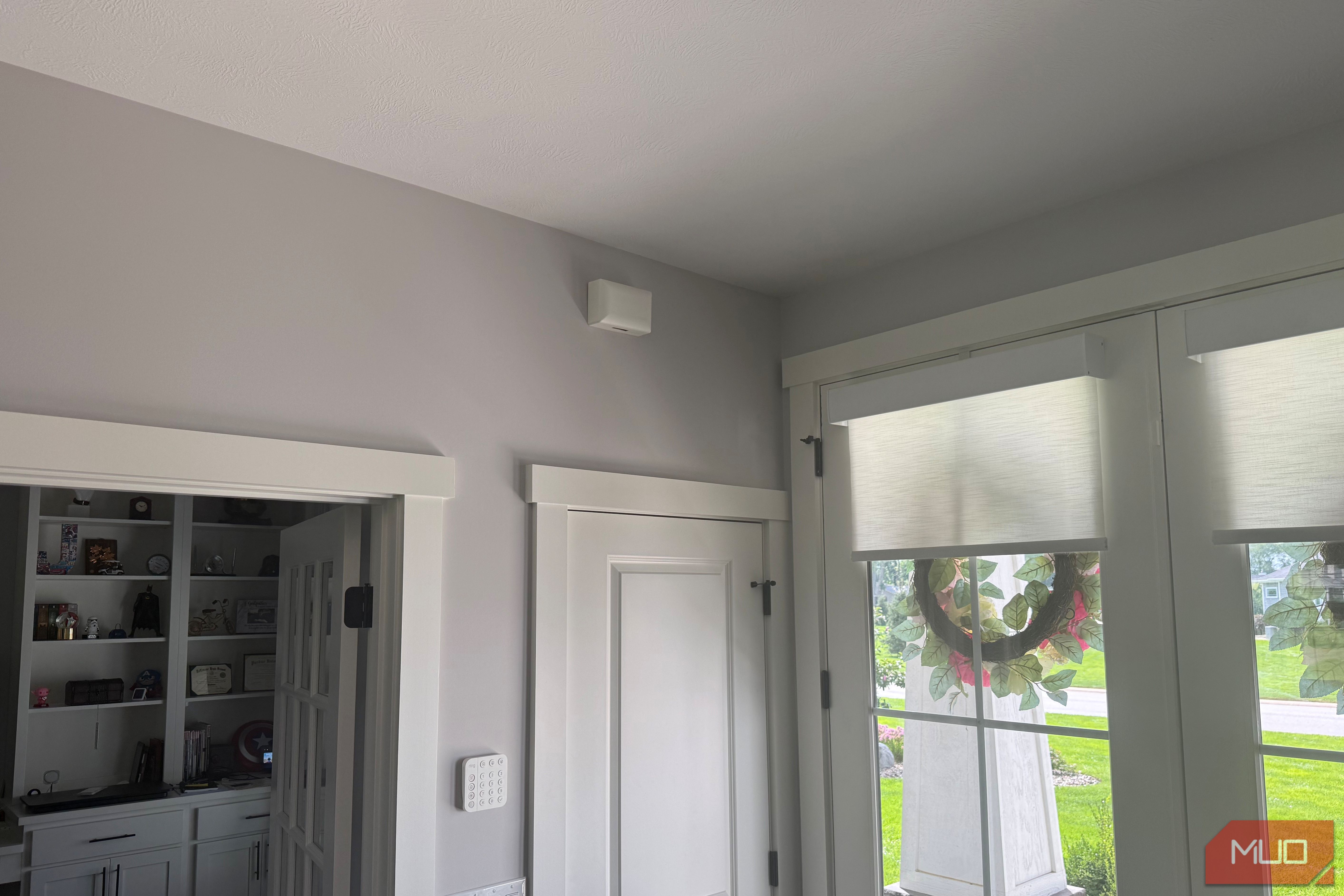 doorbell chime above closet door