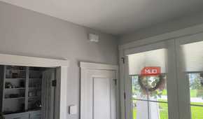 doorbell chime above closet door
