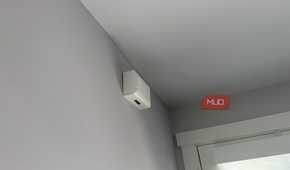 doorbell chime near ceiling