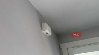 doorbell chime near ceiling