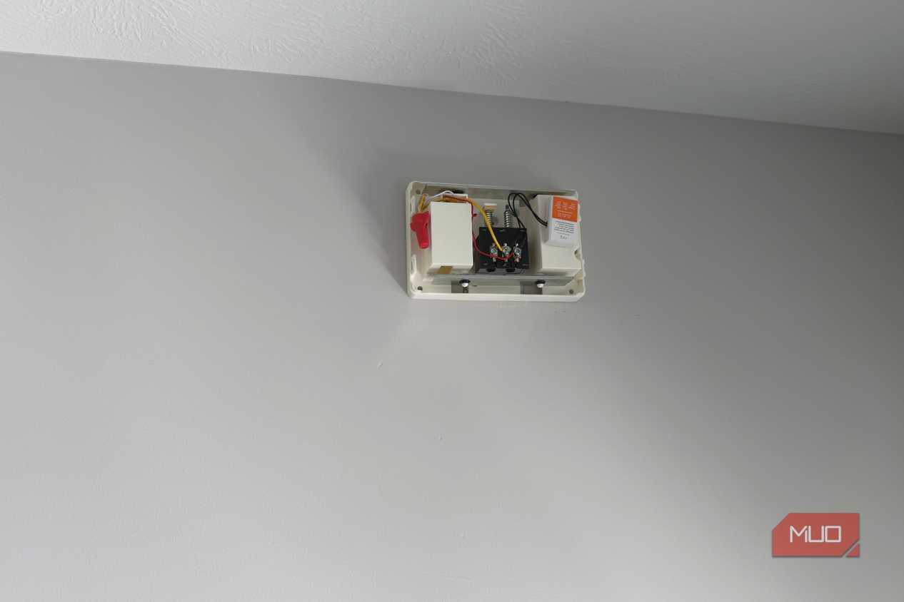 doorbell chime with cover off