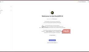 DuckDB home page.