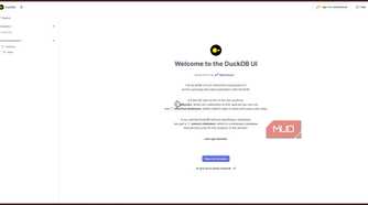 DuckDB home page.