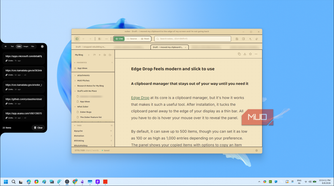 Edge Drop Clipboard Manager Interface With Documentation And History Panel-1
