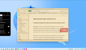 Edge Drop Clipboard Manager Interface With Settings Panel And Documentation-1