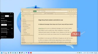 Edge Drop Clipboard Manager Settings And Documentation Interface-1