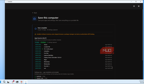 Endstate Computer Scan Results Showing 114 Detected Apps And Settings