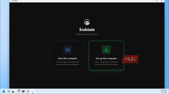 Endstate Main Menu With Save And Setup Options