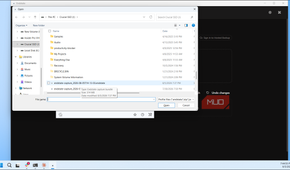 Endstate Open Dialog Browsing Crucial Ssd With Capture Bundle Files