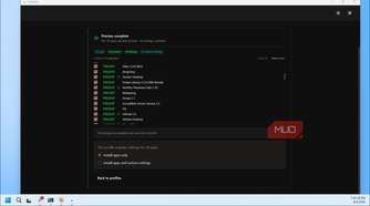 Endstate Preview Complete 114 Apps Present With Installation Settings