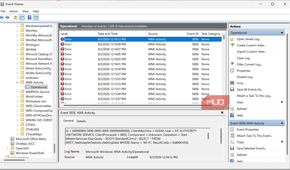 Event Viewer operational logs