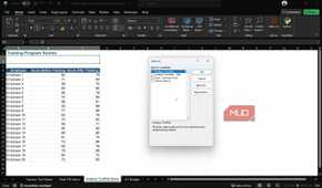 Excel add-ins window with toolpak selected.