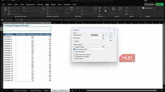 Excel analysis tookpak window.