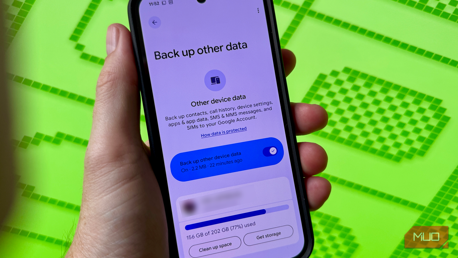 Как изменились правила хранения резервных копий Android Интерфейс настроек резервного копирования на смартфоне Android