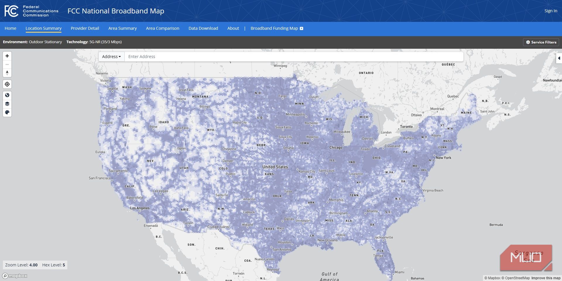 fcc national broadband map 5g coverage national 35mbps