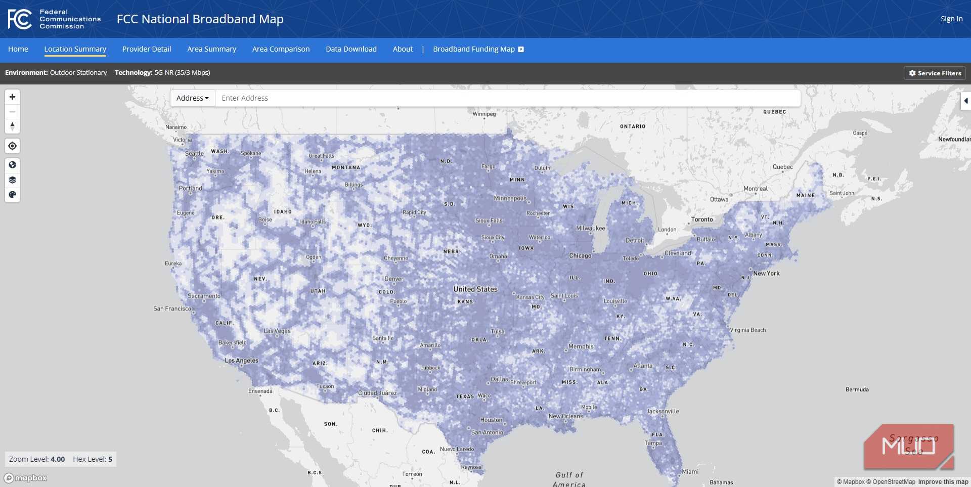 fcc national broadband map 5g coverage national 35mbps