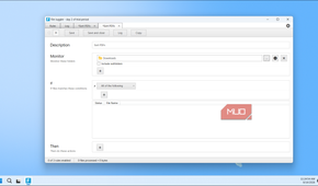 File Juggler Sort Pdfs Rule Configuration Screen With Downloads Folder Monitor