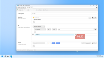 File Juggler Sort Pdfs Rule With Downloads Folder Monitor And File Extension Conditions