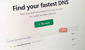 find fastest dns website with test results.