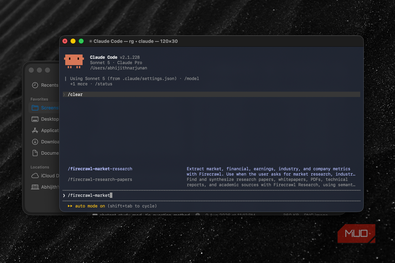 about showing the Firecrawl skills section