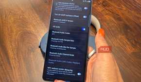 Developer mode on the Samsung Galaxy S26 Ultra showing Bluetooth Audio Codec selection.