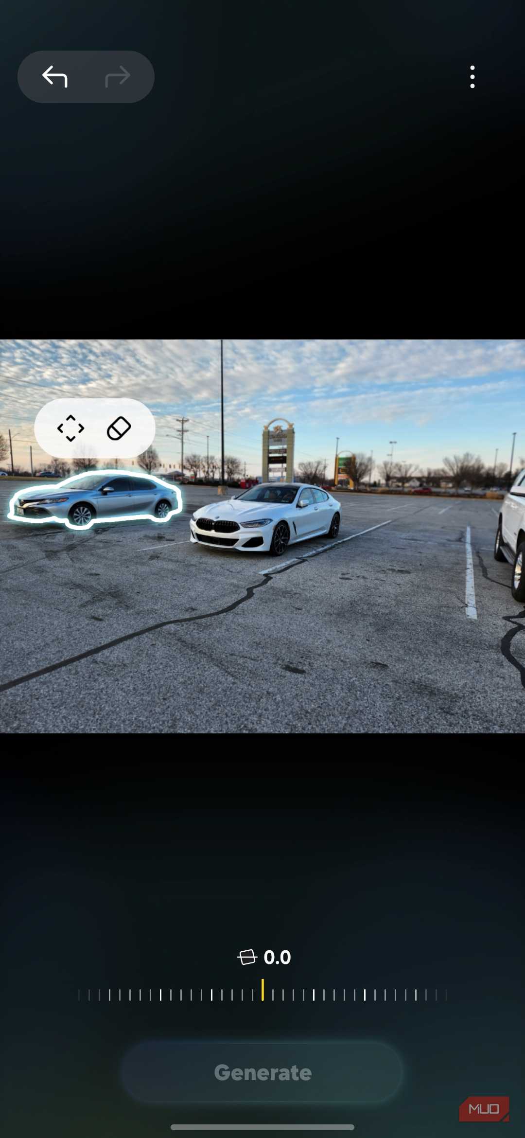 removing a car on a samsung s22