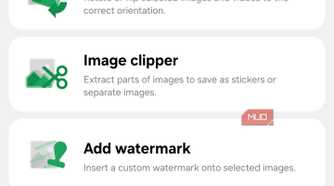 Gallery Assistant menu with Save as PDF