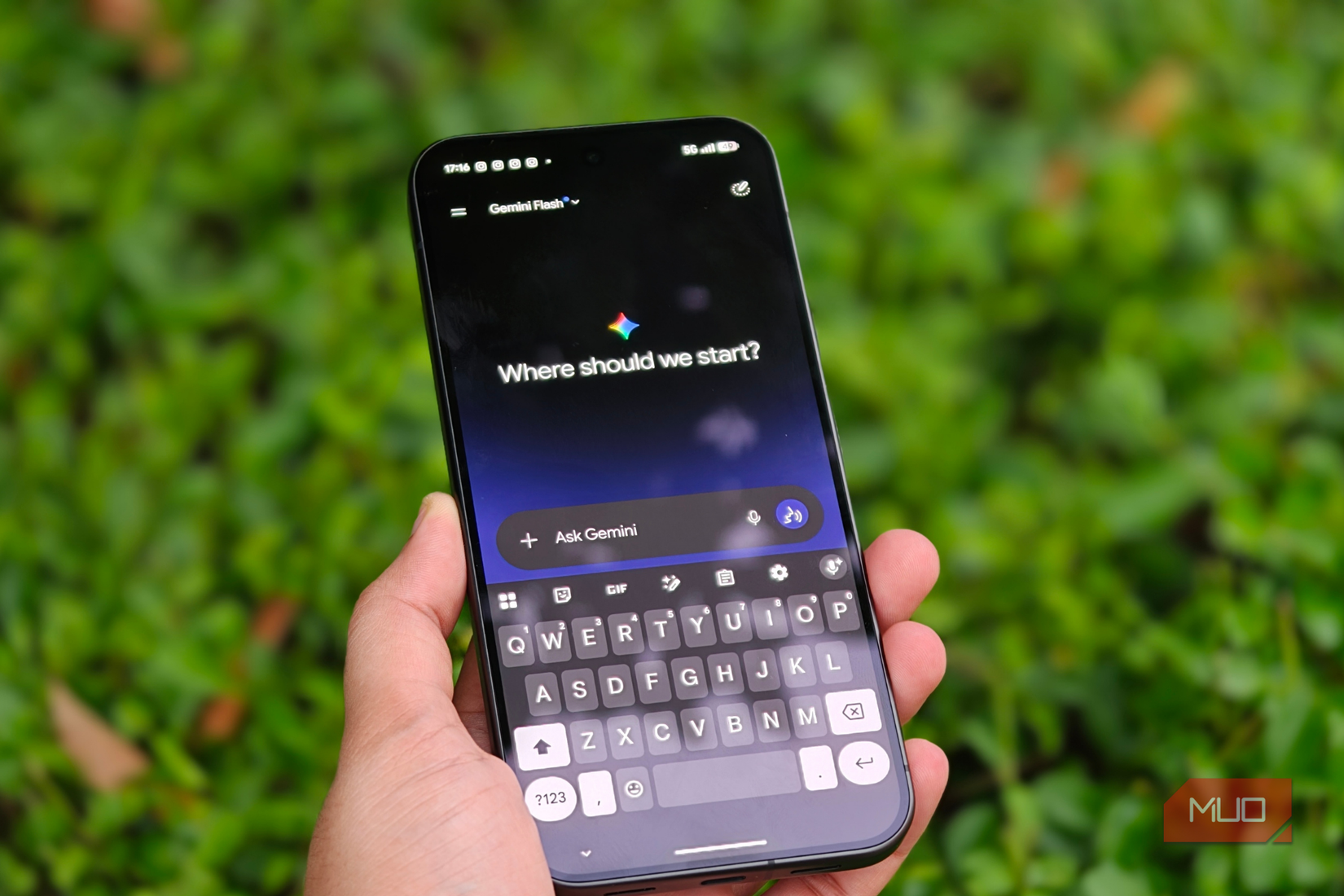 Gemini app opened on Google Pixel 11 Pro XL