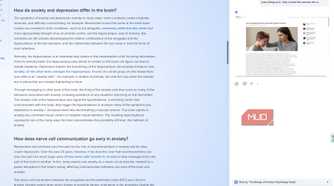 Gemini in Chrome highlighting page in blue
