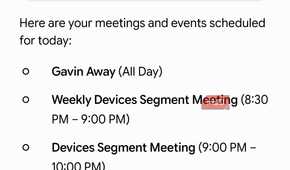 Gemini talking to Samsung Calendar app