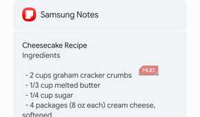 Gemini talking to Samsung Notes app