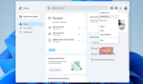 Google Drive app on Windows PC